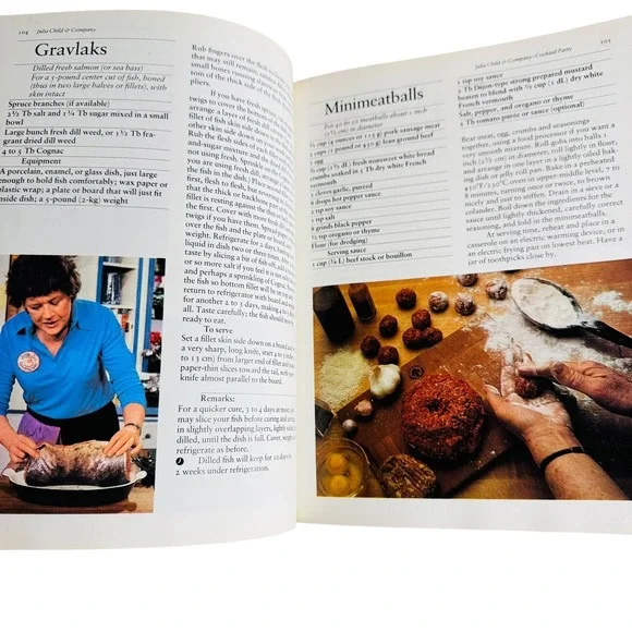 Julia Child‎ Cookbooks: The Way To Cook & Company Vintage 1989 Hardcover Set - Picture 11 of 13